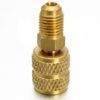 Brass Aircon R410a Adapter Fitting 1/4 Male to 5/16 SAE