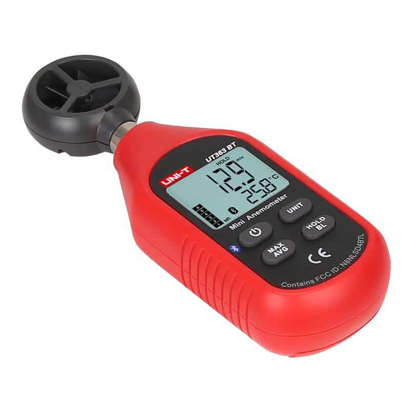 UNI-T UT363BT Bluetooth Digital LCD Thermometer Anemometer Temperature Air Speed