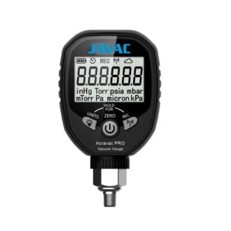 Acravac Pro Refrigeration Digital Vacuum Gauge