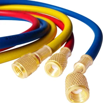bradley bra hb1414 15m blue refrigerant charging hose, 15m 600/3,000 psi, 1/4" 1/4" connectors
