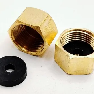 bradley bra vpcapkit brass inlet cap set of ¼ + 3/8