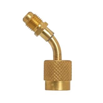 Bradley BRAAD5614 Brass Adapter 5/16 F Flare to 1/4 Male Flare HVAC refrigeration fitting