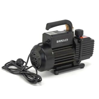 Bradley Vacuum Pump with Electronic Solenoid Valve HVAC refrigeration tool oil backflow prevention