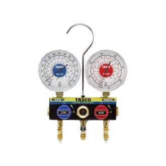 Tasco TA120WEXP Ball Valve Manifold R22 R12 R502 refrigerant gauge set HVAC service tool
