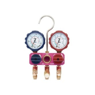 Tasco TA122MEEXP Mini Ball Valve Manifold R32 R410A refrigeration pressure gauge HVAC service tool