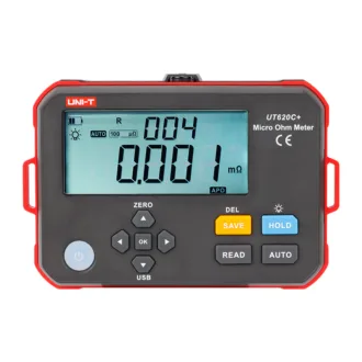 uni t ut620c+ digital micro ohm meter