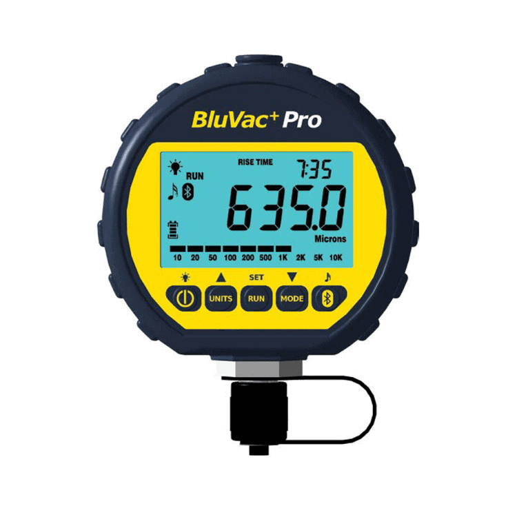 BluVac+ Pro Wireless Digital Vacuum Gauge HVACTOOLS New Zealand